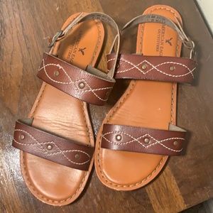 American eagle sandals boho